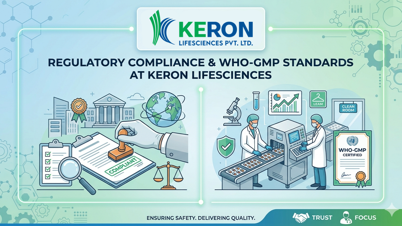 Regulatory Compliance & WHO-GMP Standards at Keron Lifesciences