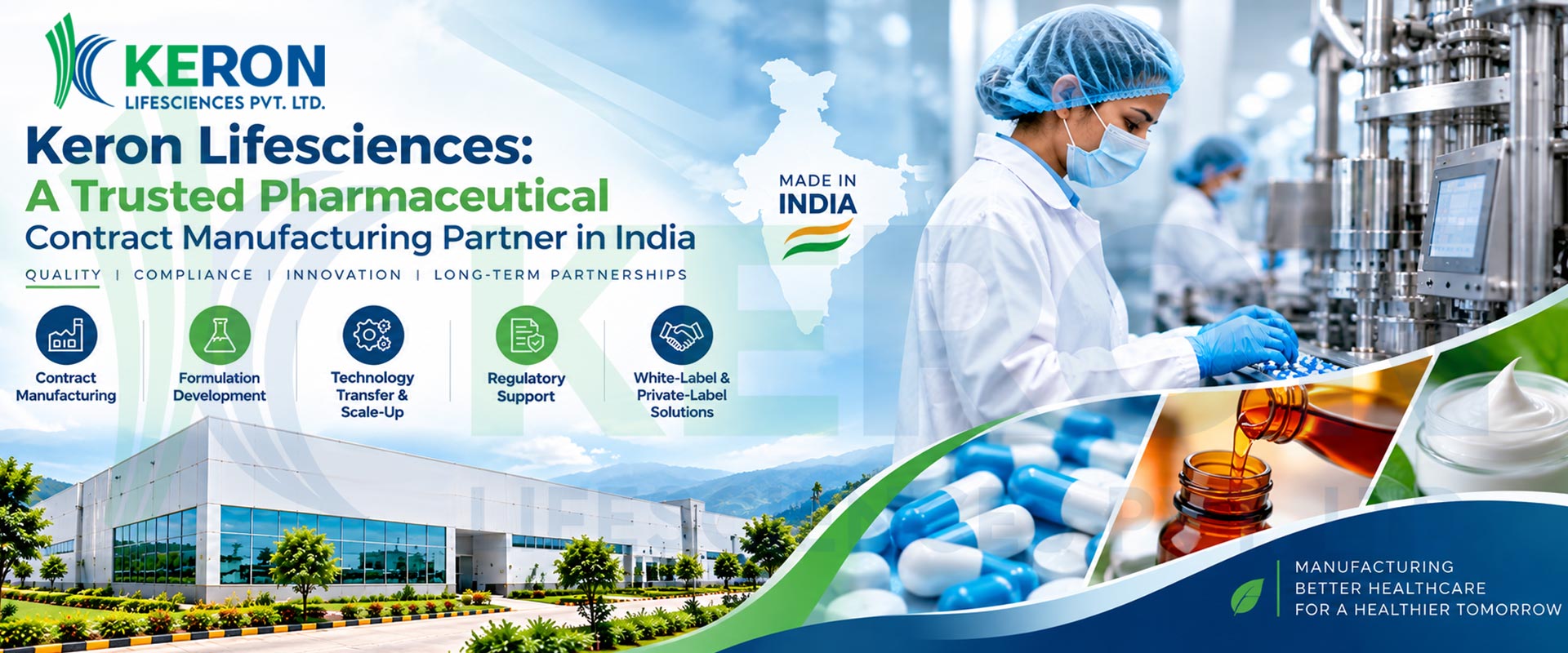 Keron Lifesciences: A Trusted Pharmaceutical Contract Manufacturing Partner in India